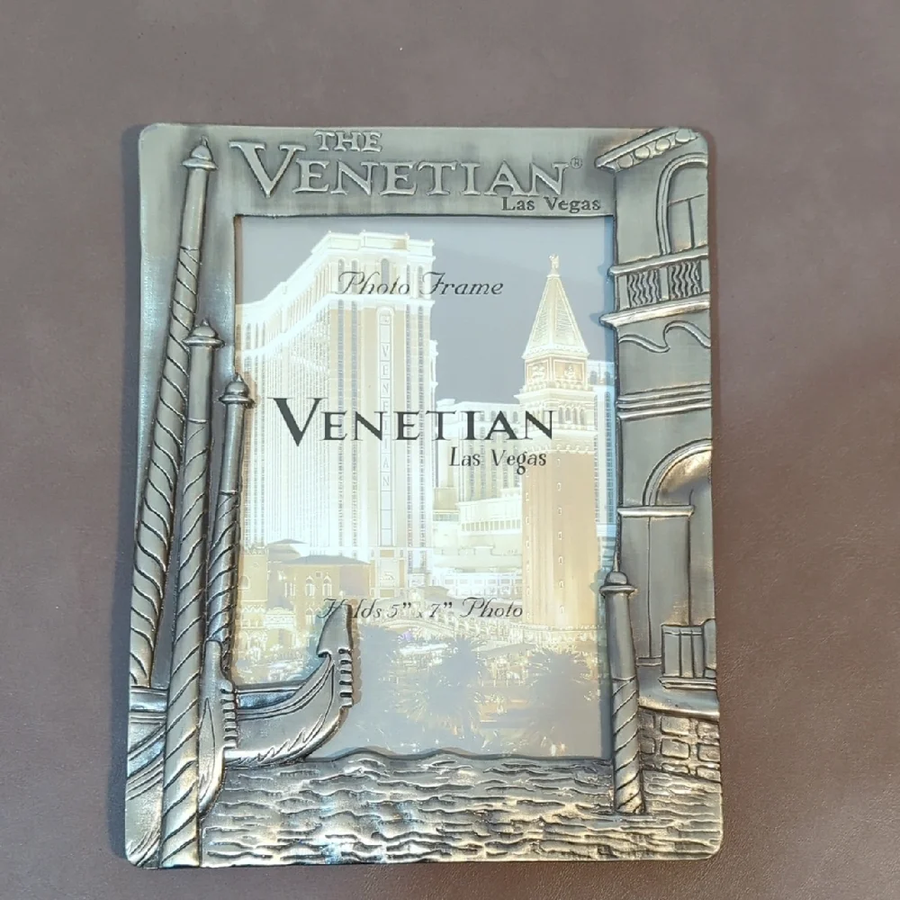 The Venetian Las Vegas Frame Pewter 5x7 Picture Photo Frame Smith Western